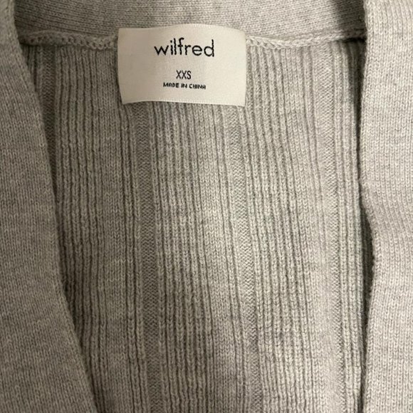 Aritzia Wilfred Plunge Front Thais Cardigan (merino wool) - Picture 5 of 6